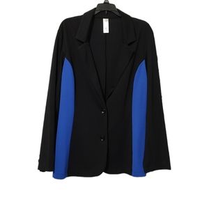 Black and Royal Blue Blazer sz 1X